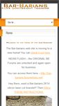 Mobile Screenshot of bar-barians.net